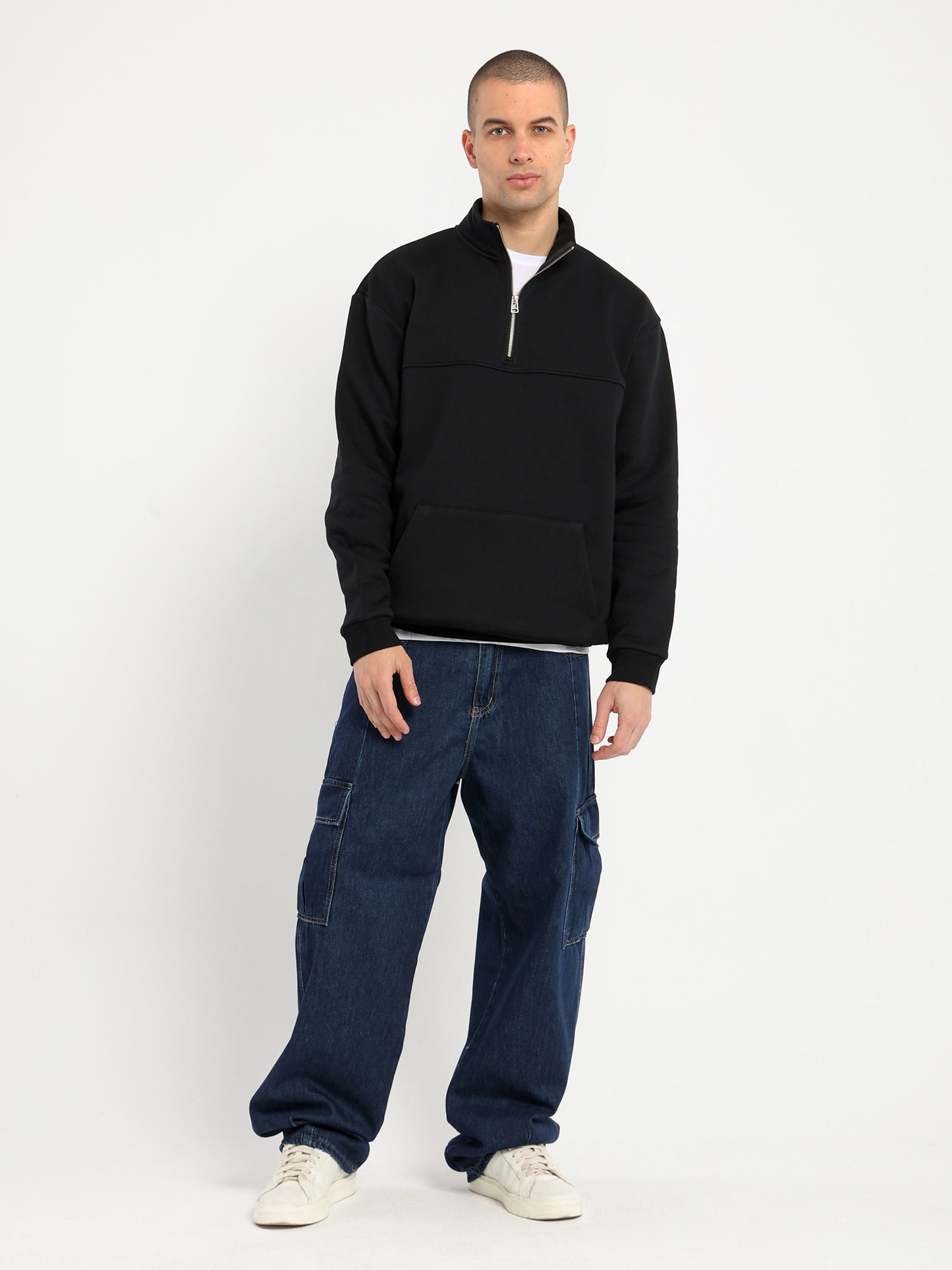 Relaxed Mock Neck