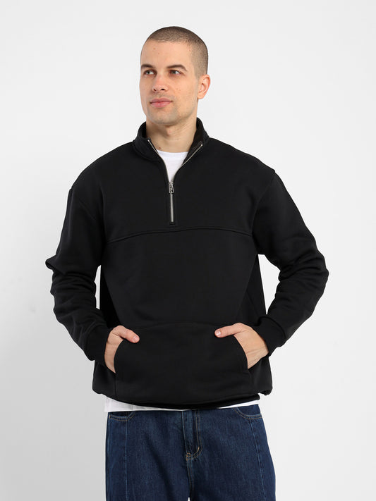 Relaxed Mock Neck