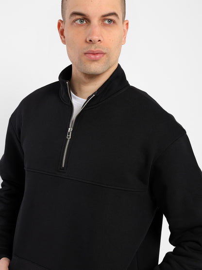 Relaxed Mock Neck