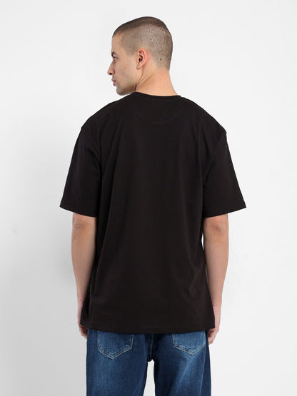 Sprayed Text 2 Colors T-Shirt - Outlet