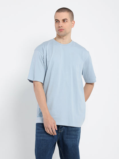 Barcode Back and Front Print T-Shirt - Outlet