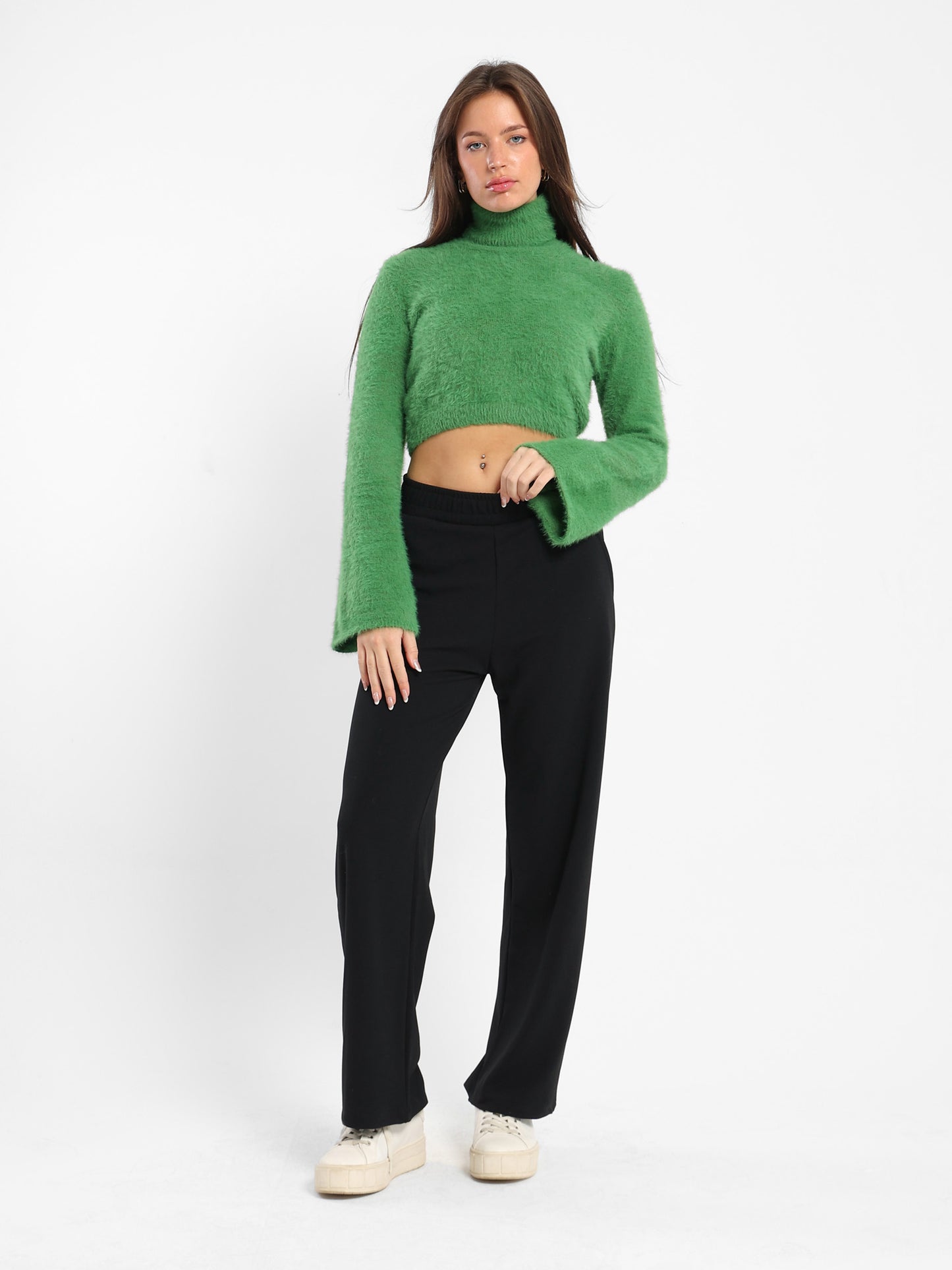 Fitted Cropped Pullover