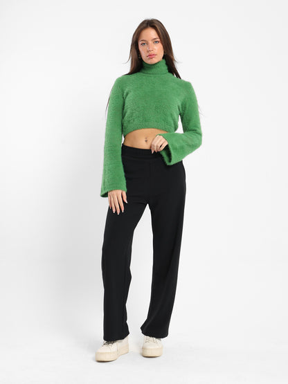 Fitted Cropped Pullover