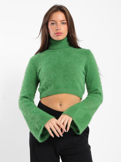 Fitted Cropped Pullover