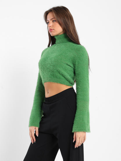 Fitted Cropped Pullover