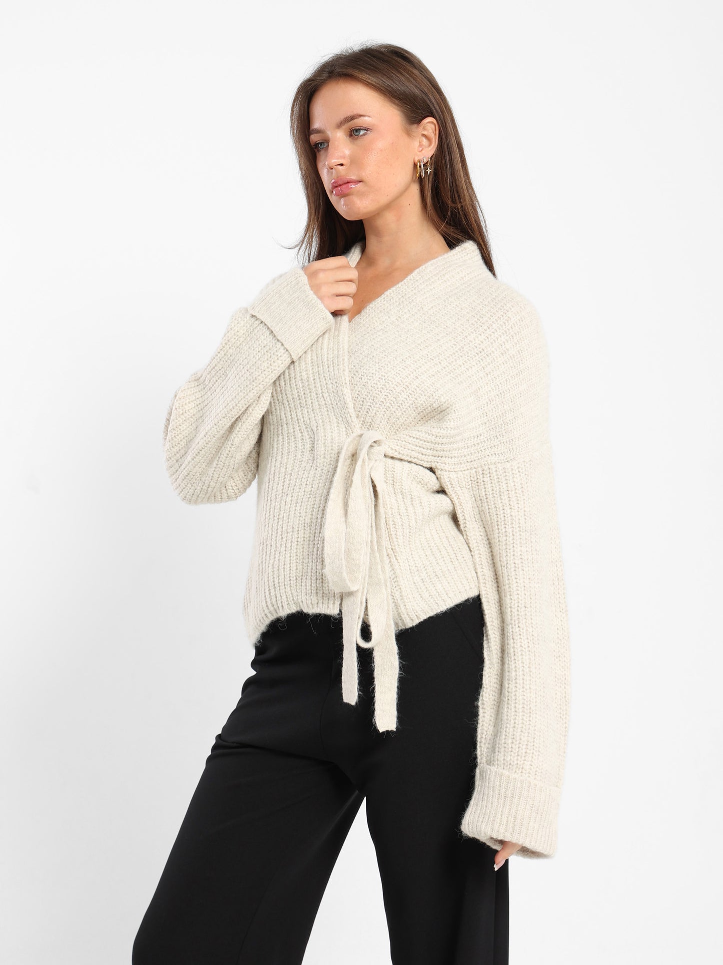 Loose Medium Length Cardigan