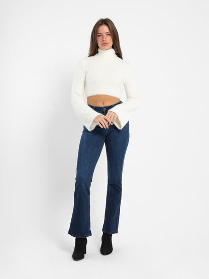 Fitted Cropped Pullover