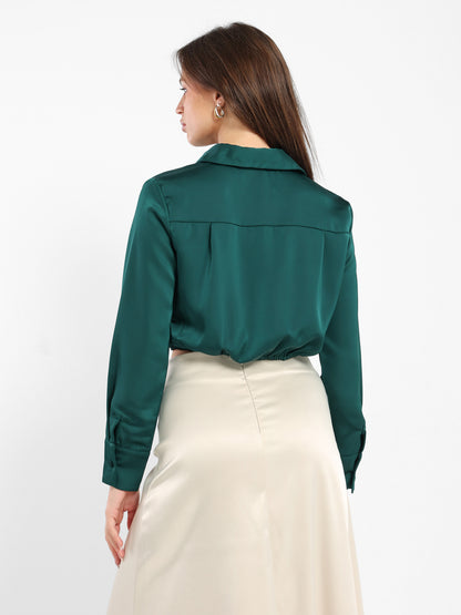 Short Satin Shirt