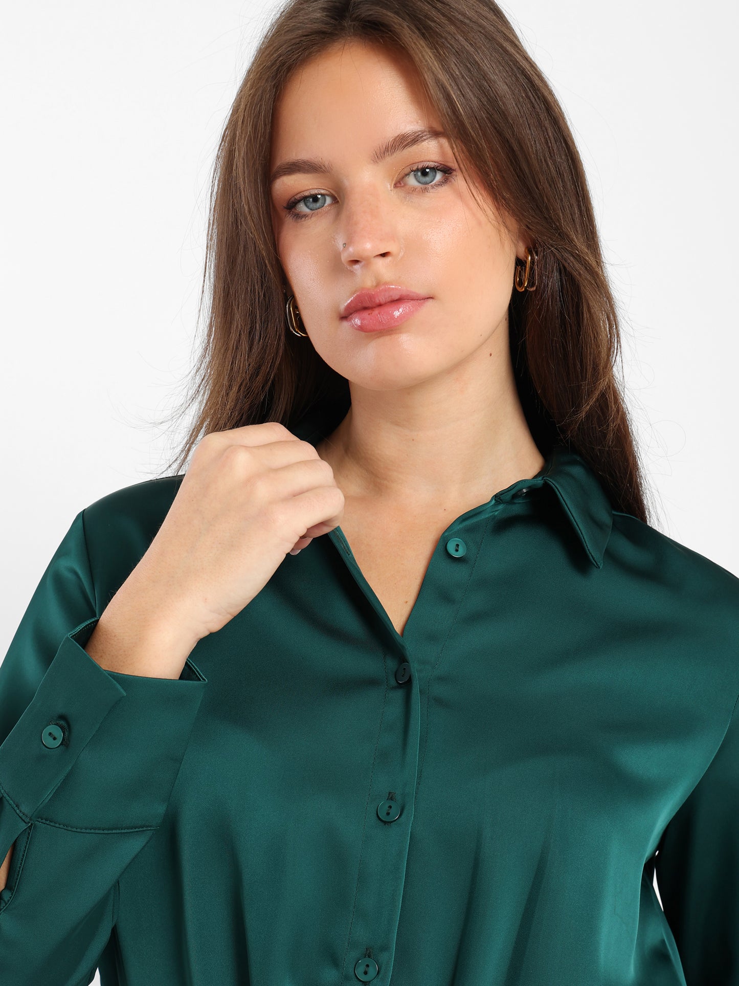 Short Satin Shirt