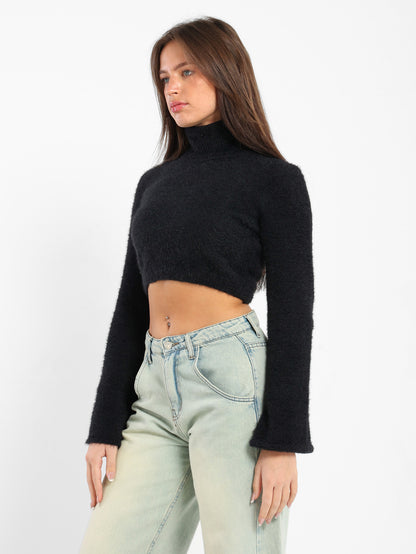 Fitted Cropped Pullover