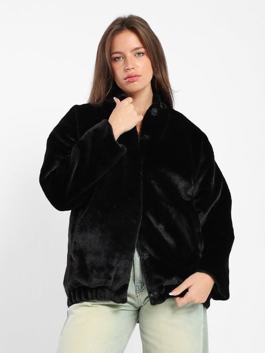 Oversized Bomber Jacket