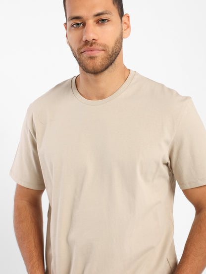 Basic Long Line Short Sleeve T-Shirt