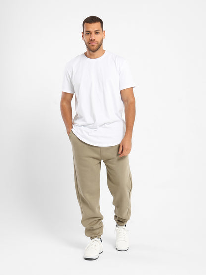 Basic Long Line Short Sleeve T-Shirt