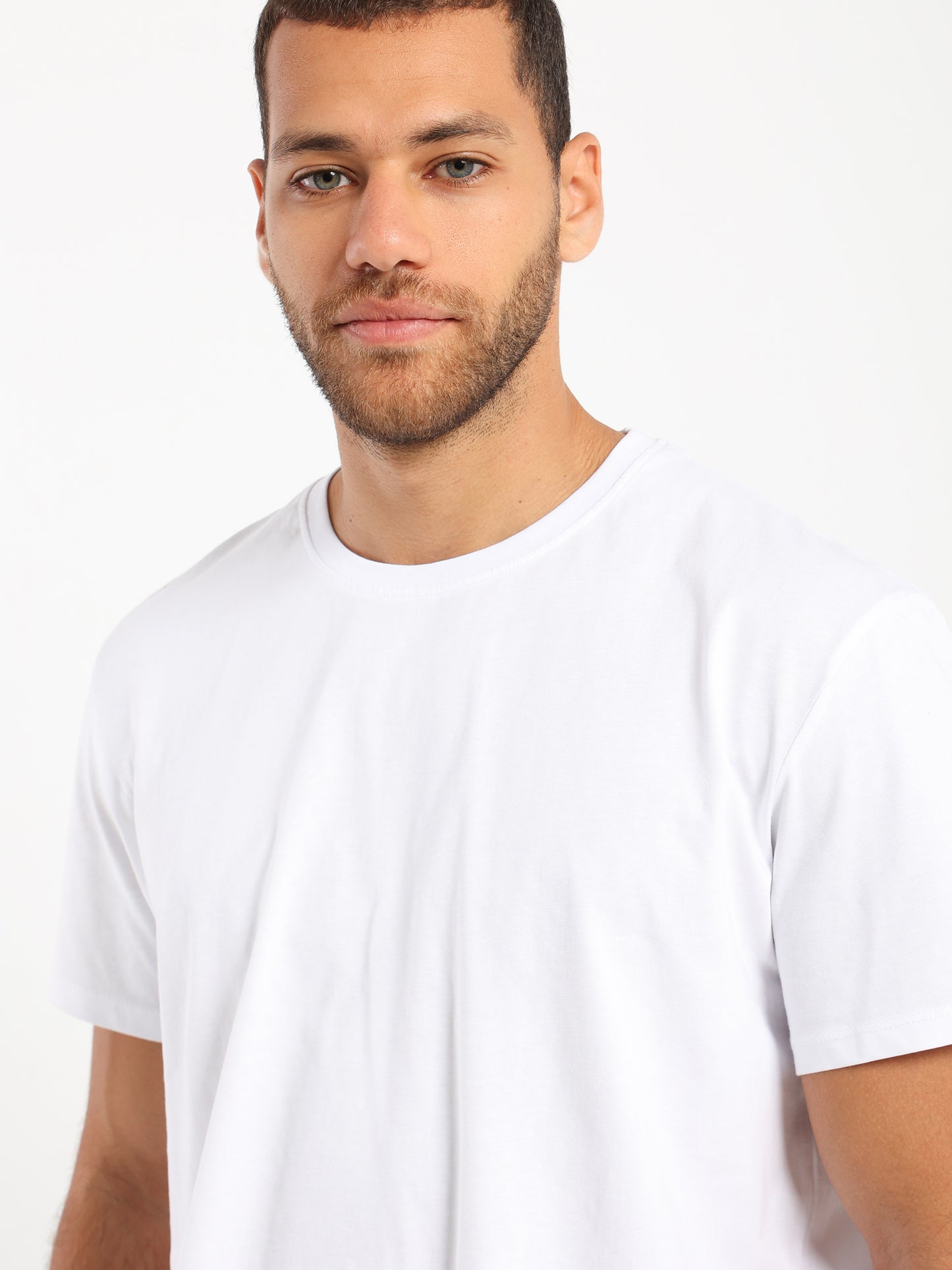 Basic Long Line Short Sleeve T-Shirt