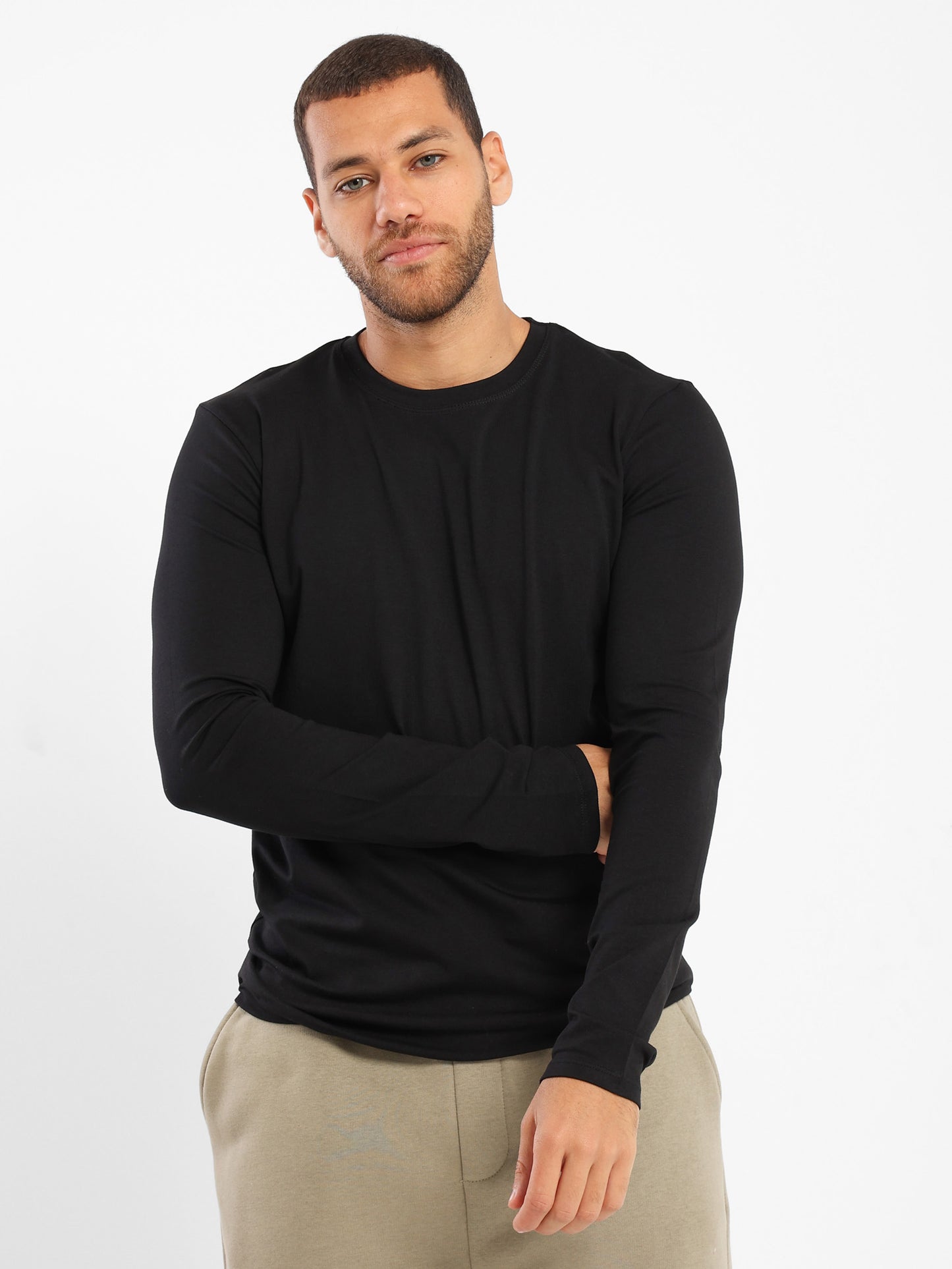 Muscle Fit Long Sleeves T-Shirt