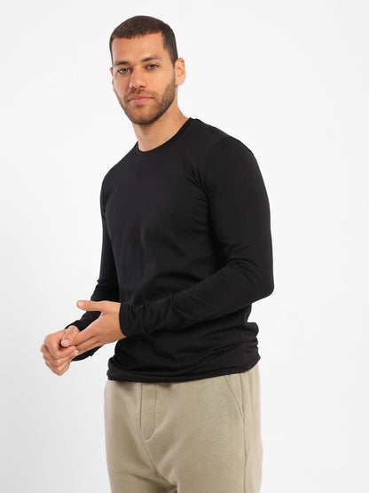 Muscle Fit Long Sleeves T-Shirt