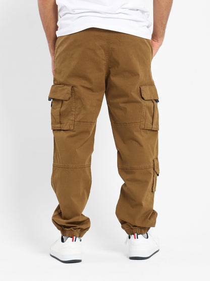 Woven Multi-Pocket Jogger Pants - Outlet
