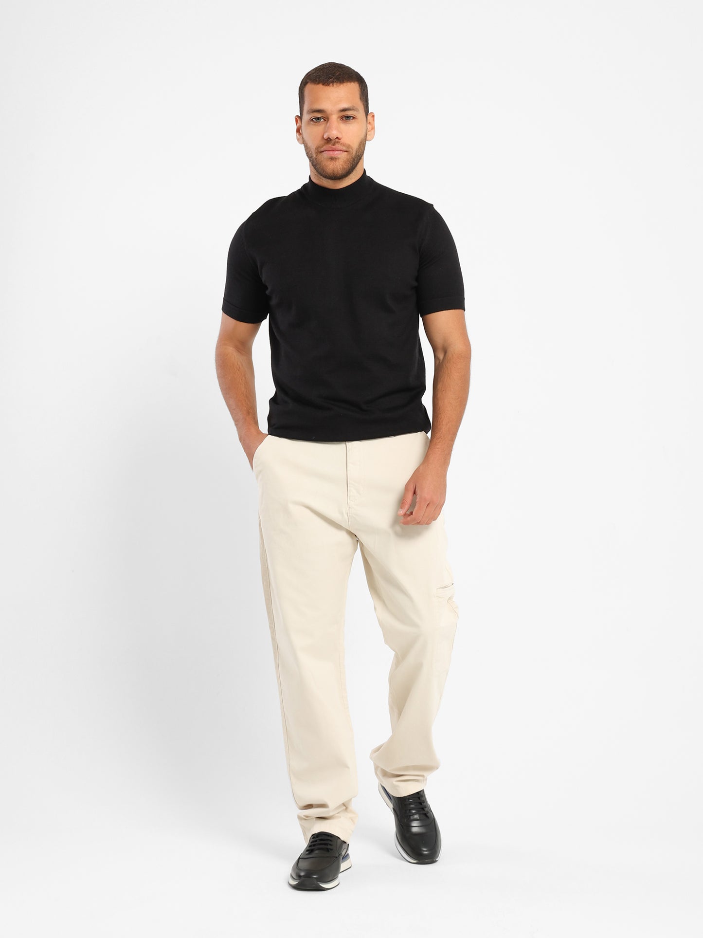 Chino Pants with Side Clean Pocket - Outlet