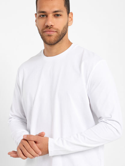 Basic Long Line Long Sleeve T-Shirt