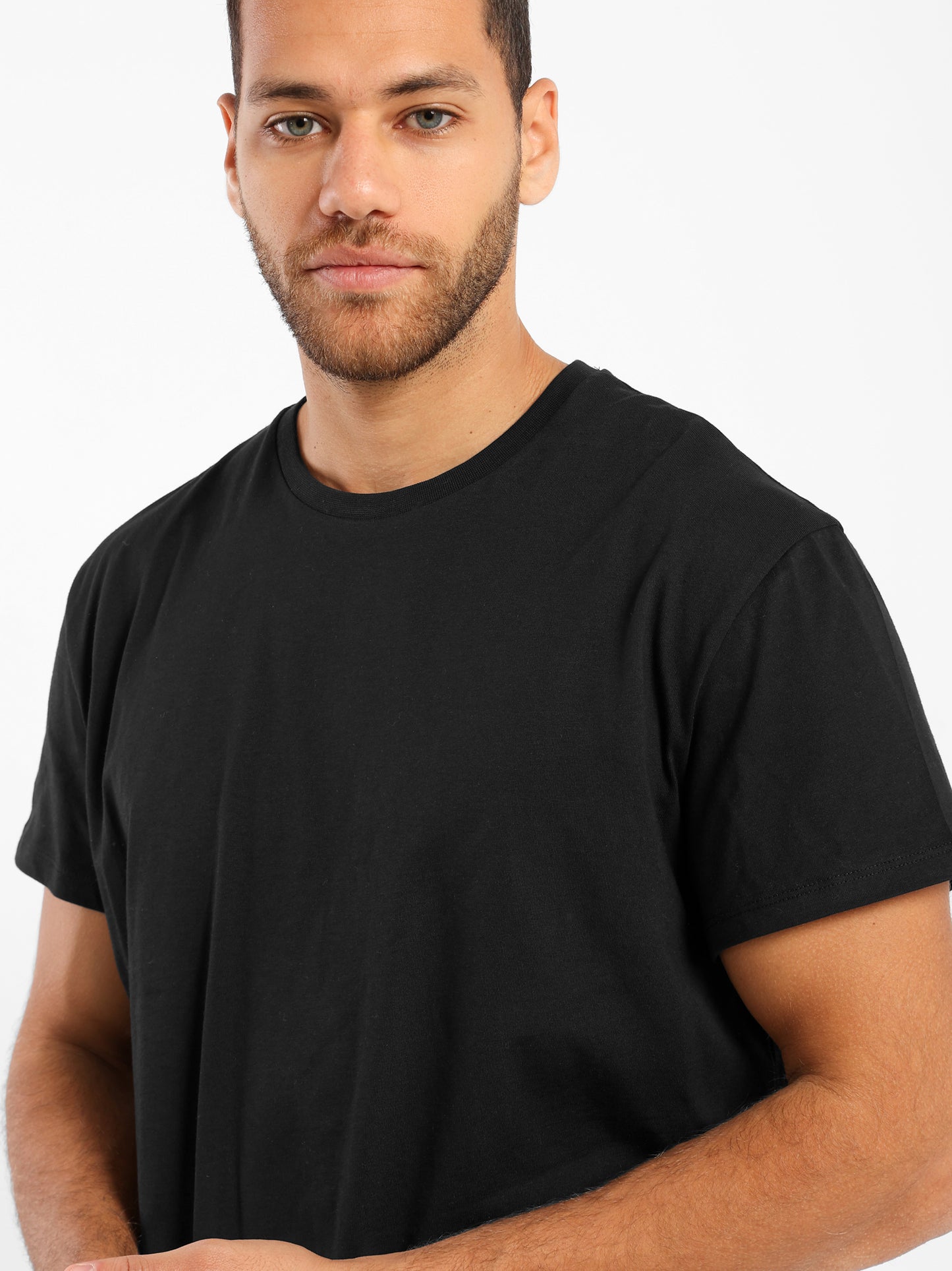 Basic Long Line Short Sleeve T-Shirt