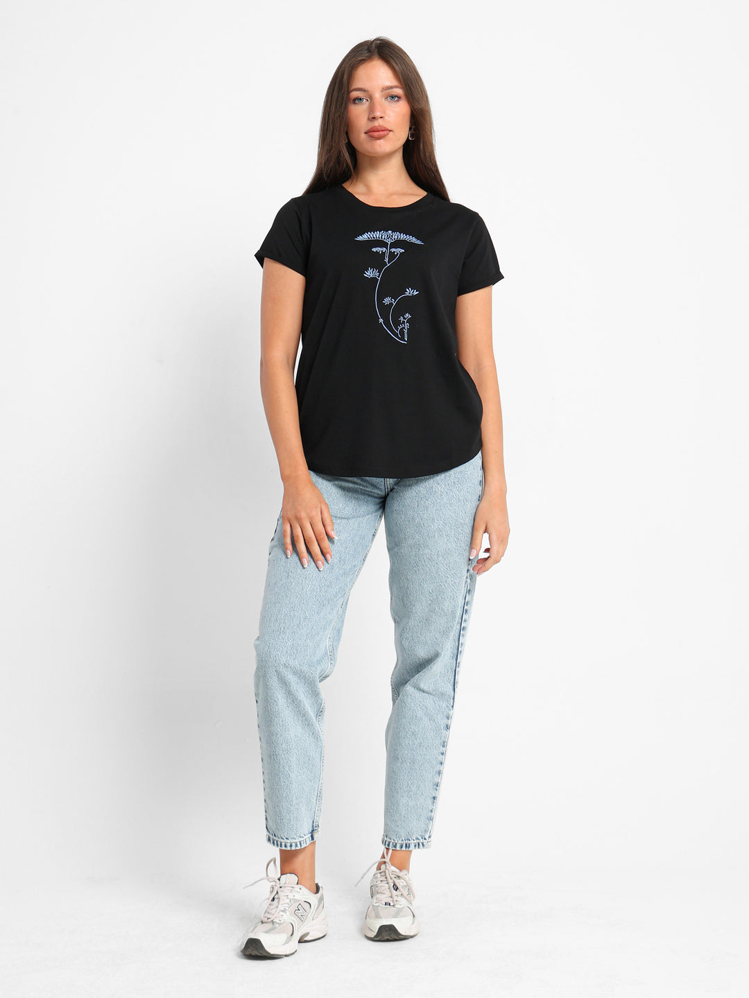 Minimal Tree Print T-Shirt