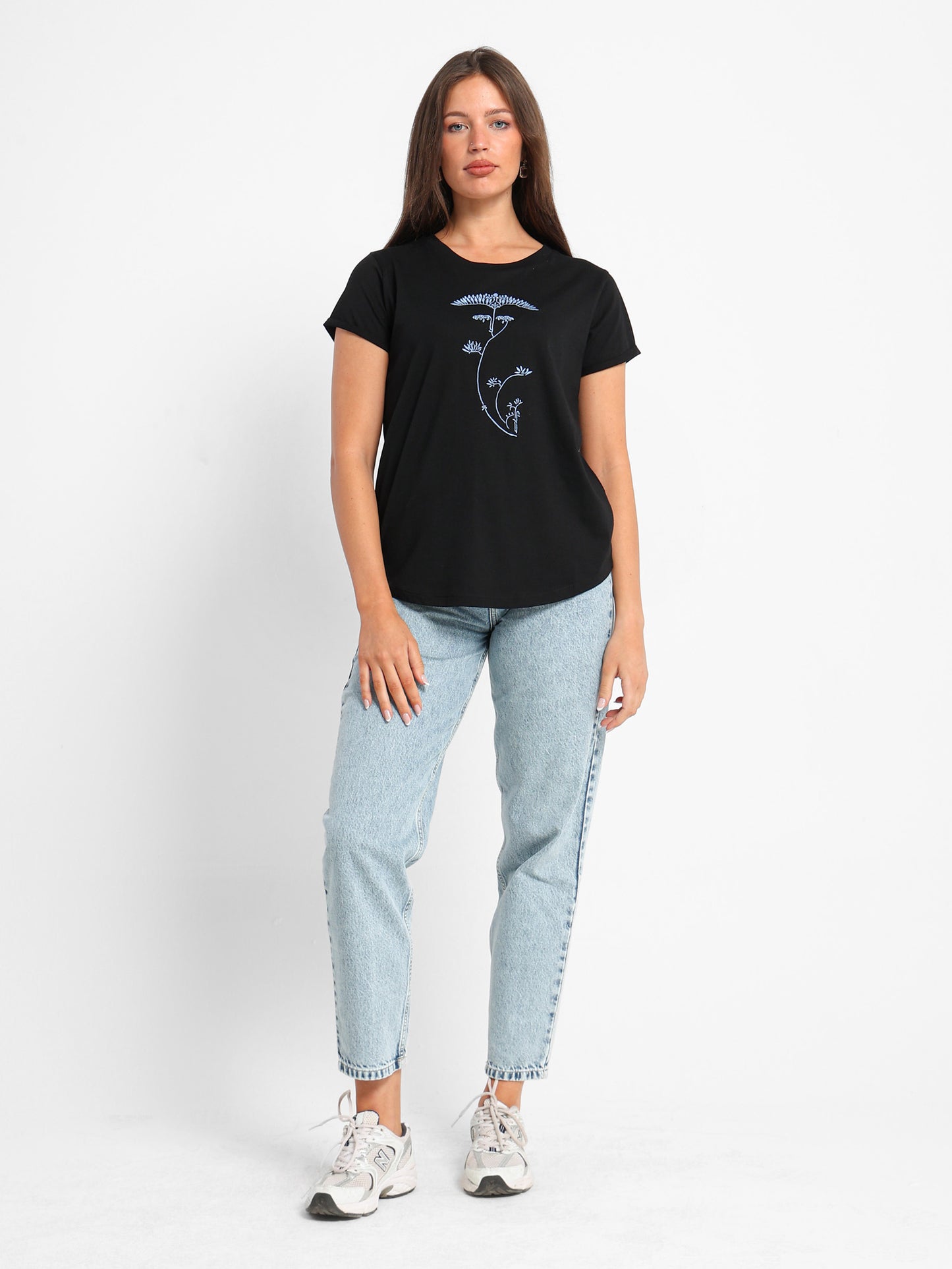 Minimal Tree Print T-Shirt