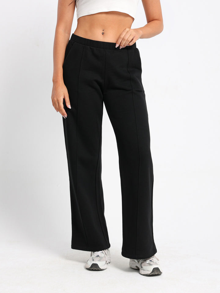 Wide-Leg Sweatpants