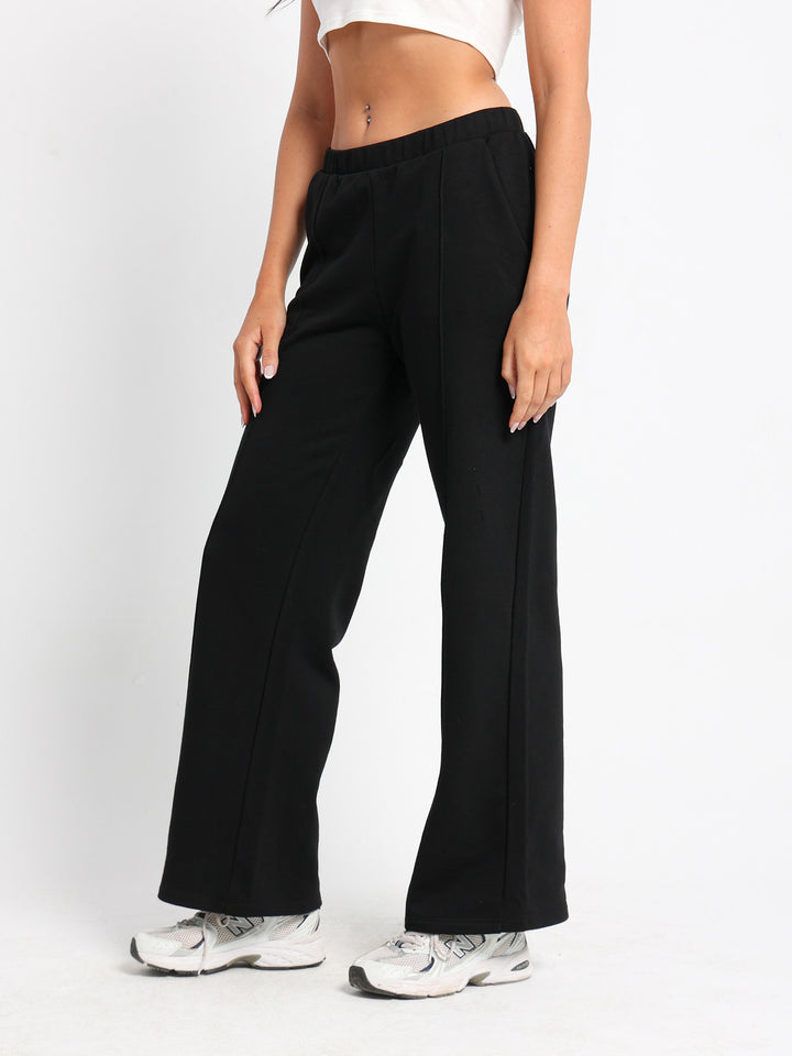 Wide-Leg Sweatpants