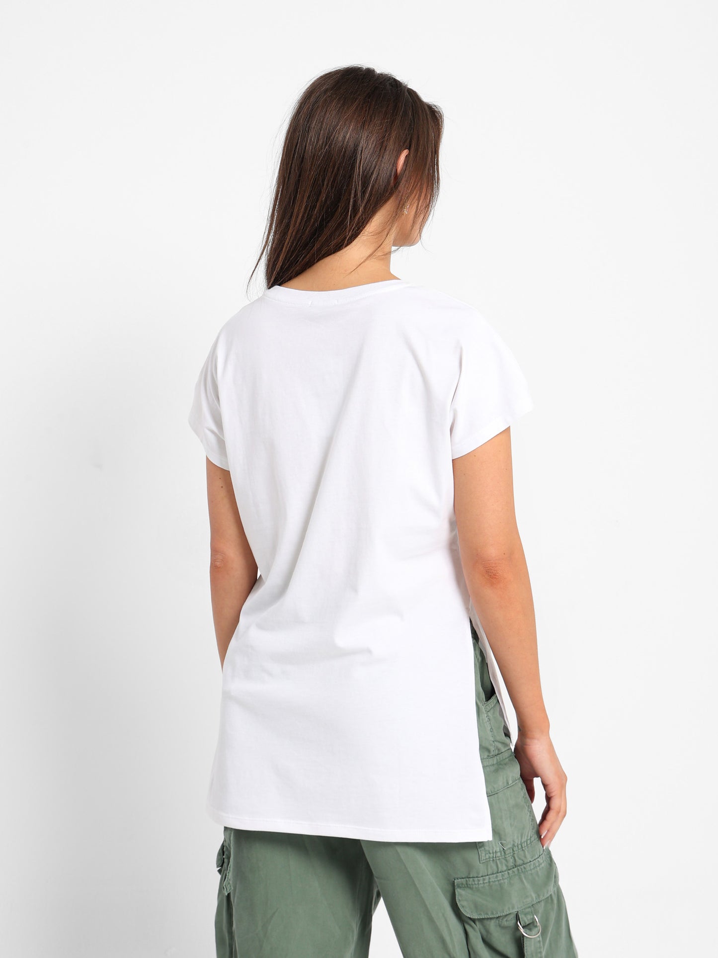 Shapes Front Print T-Shirt