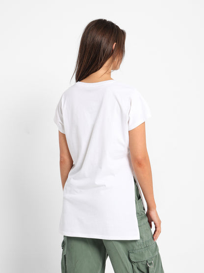 Shapes Front Print T-Shirt