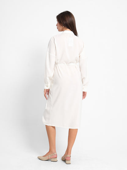Wrapped Midi Dress