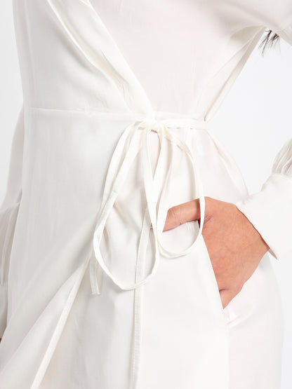 Wrapped Midi Dress