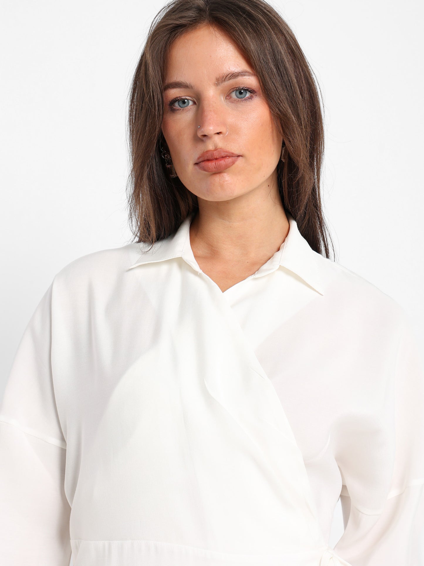 Wrapped Midi Dress