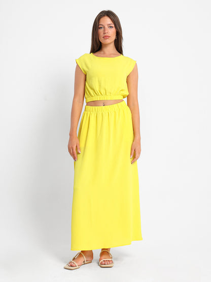 Elasticated Waistband Skirt