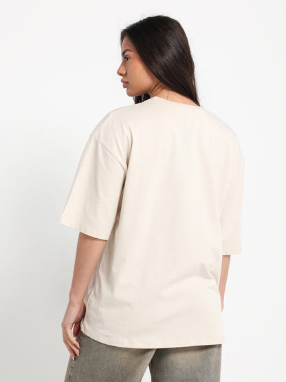 Oversized T-Shirt Front Printed Print