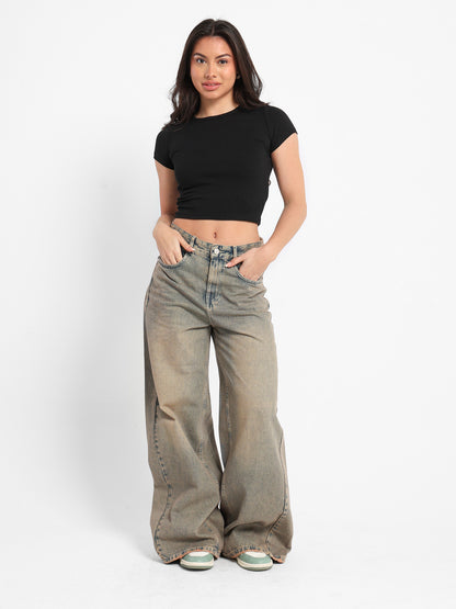 Loose Low-Waist Jeans