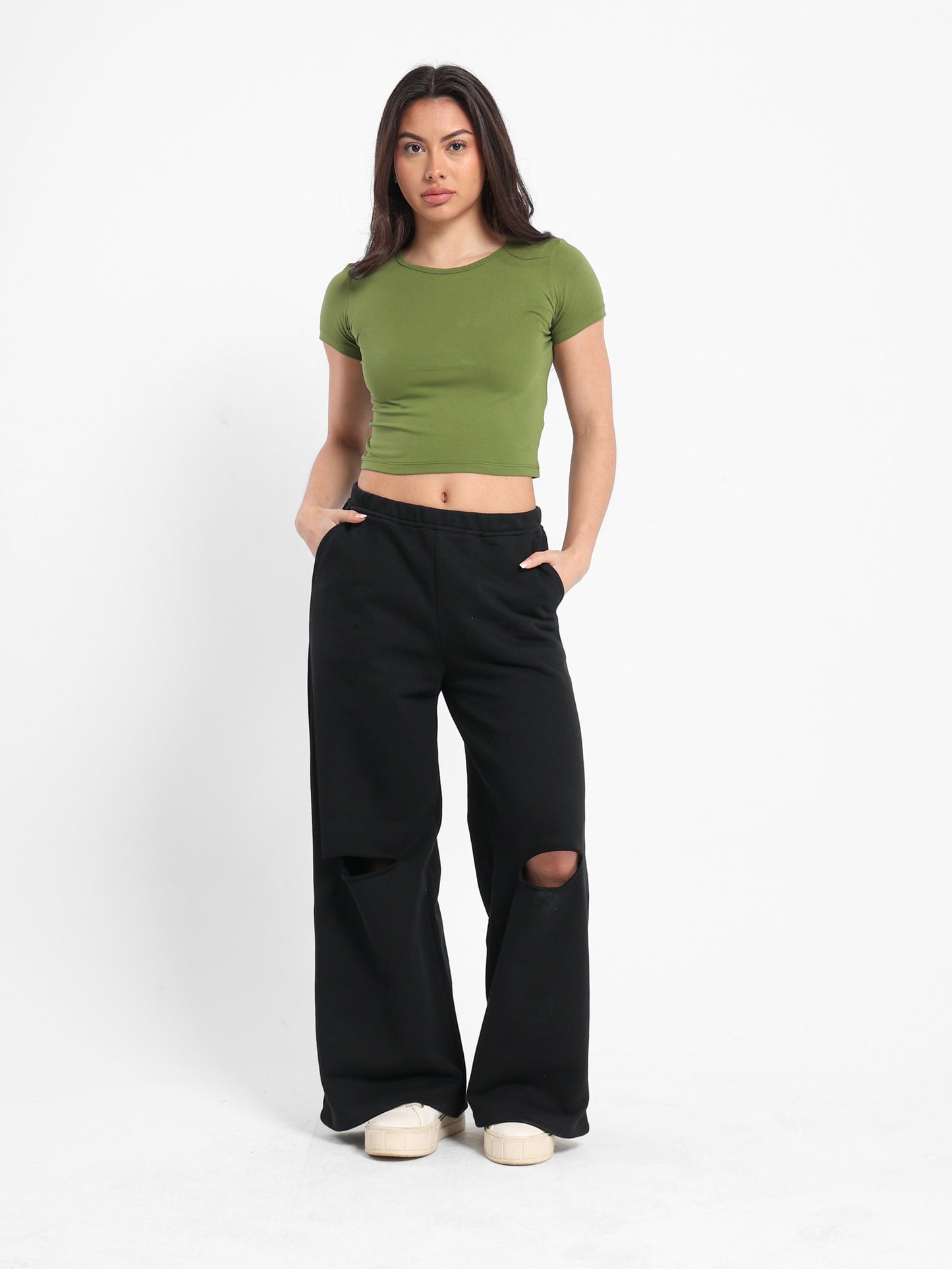 Loose Wide-Leg Sweatpants