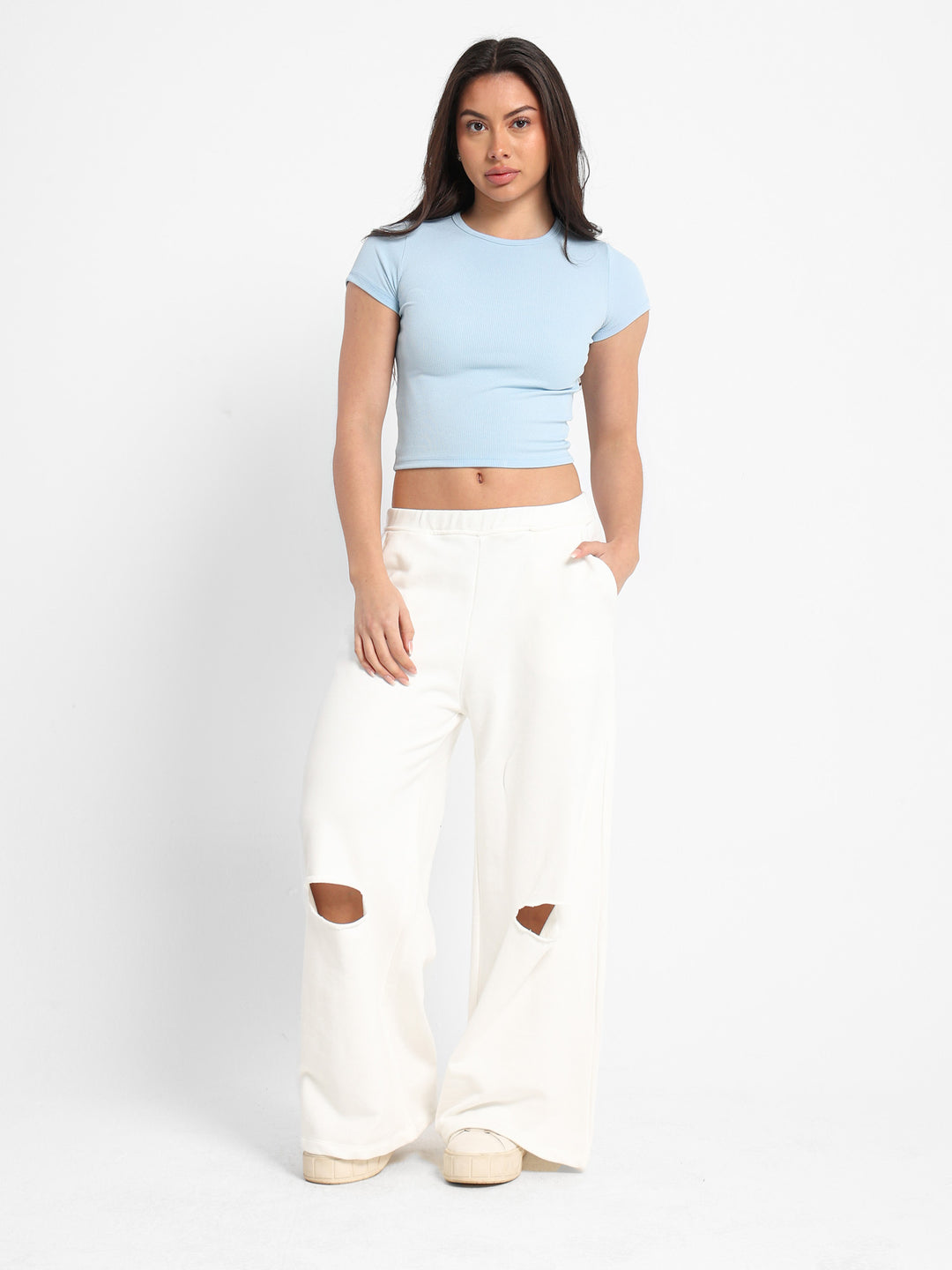 Loose Wide-Leg Sweatpants