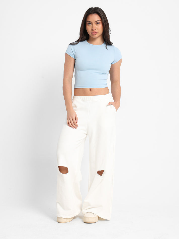 Loose Wide-Leg Sweatpants