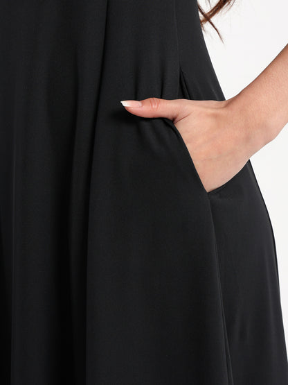 Sleeveless Dress with Waist Darts