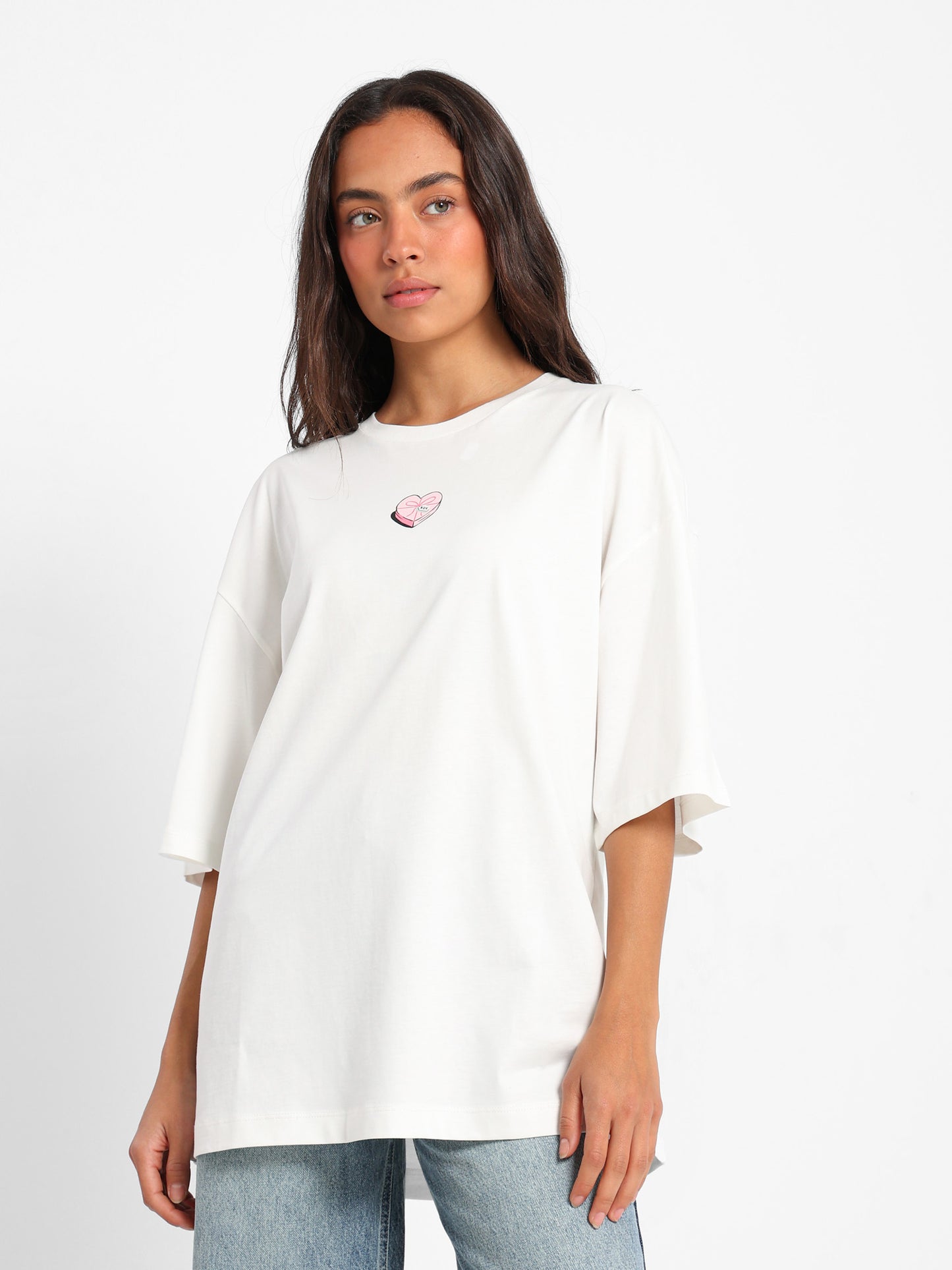Oversized T-Shirt Peppermint Creams Print