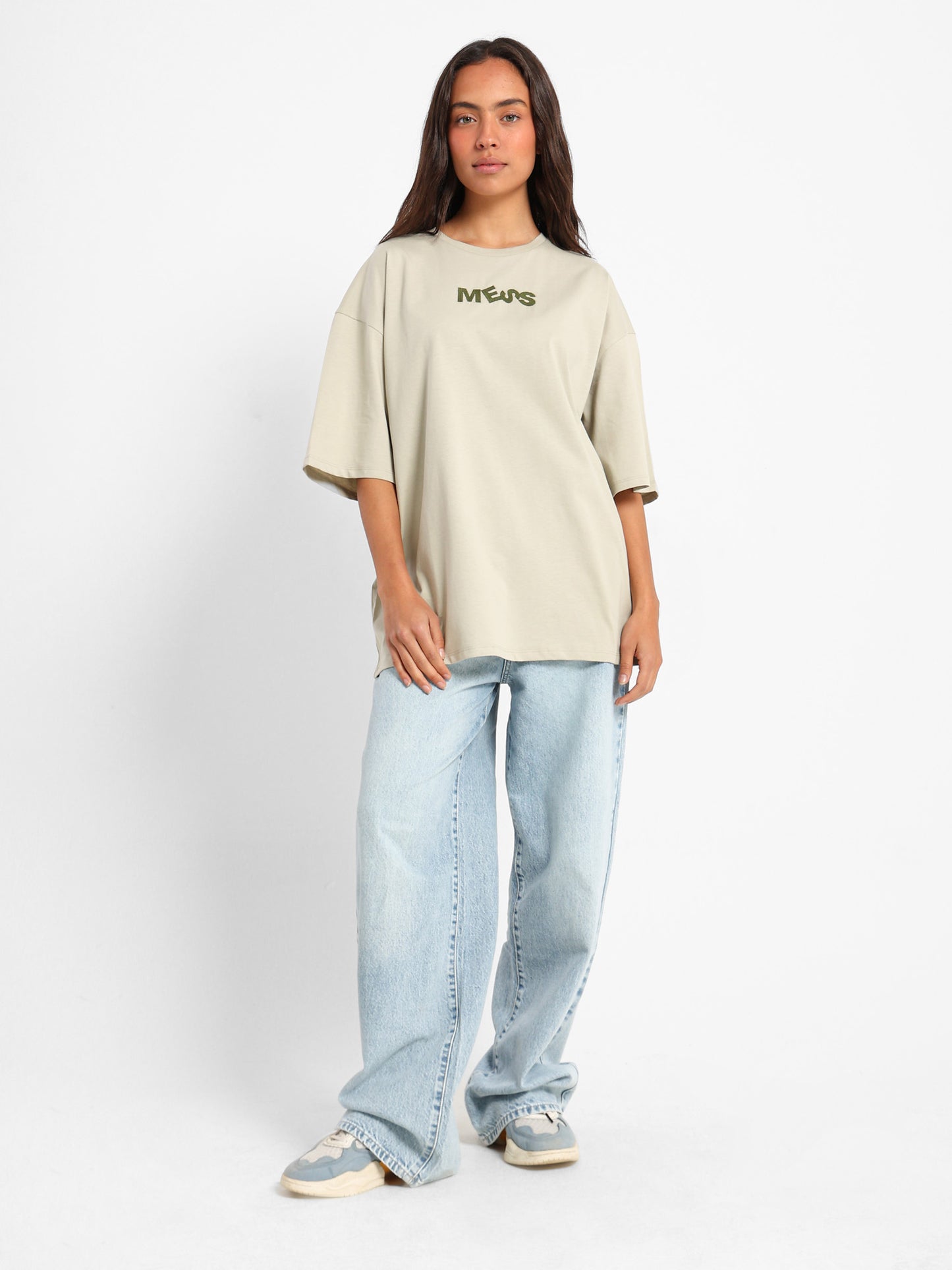 Oversized T-Shirt Break Free Print