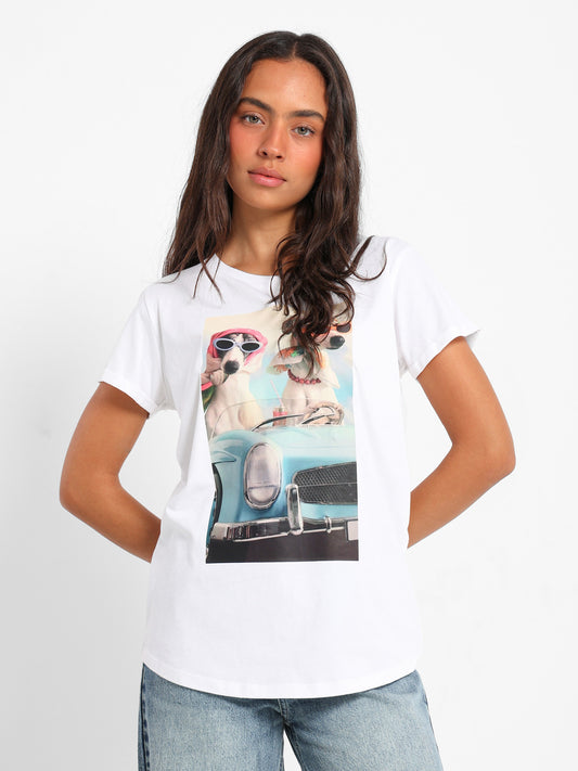Dog Printed T-Shirt