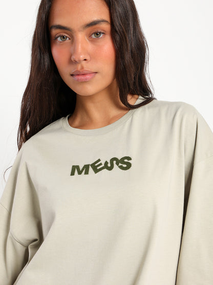 Oversized T-Shirt Break Free Print