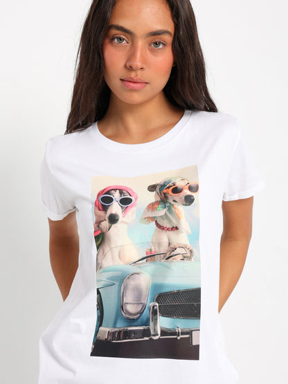 Dog Printed T-Shirt