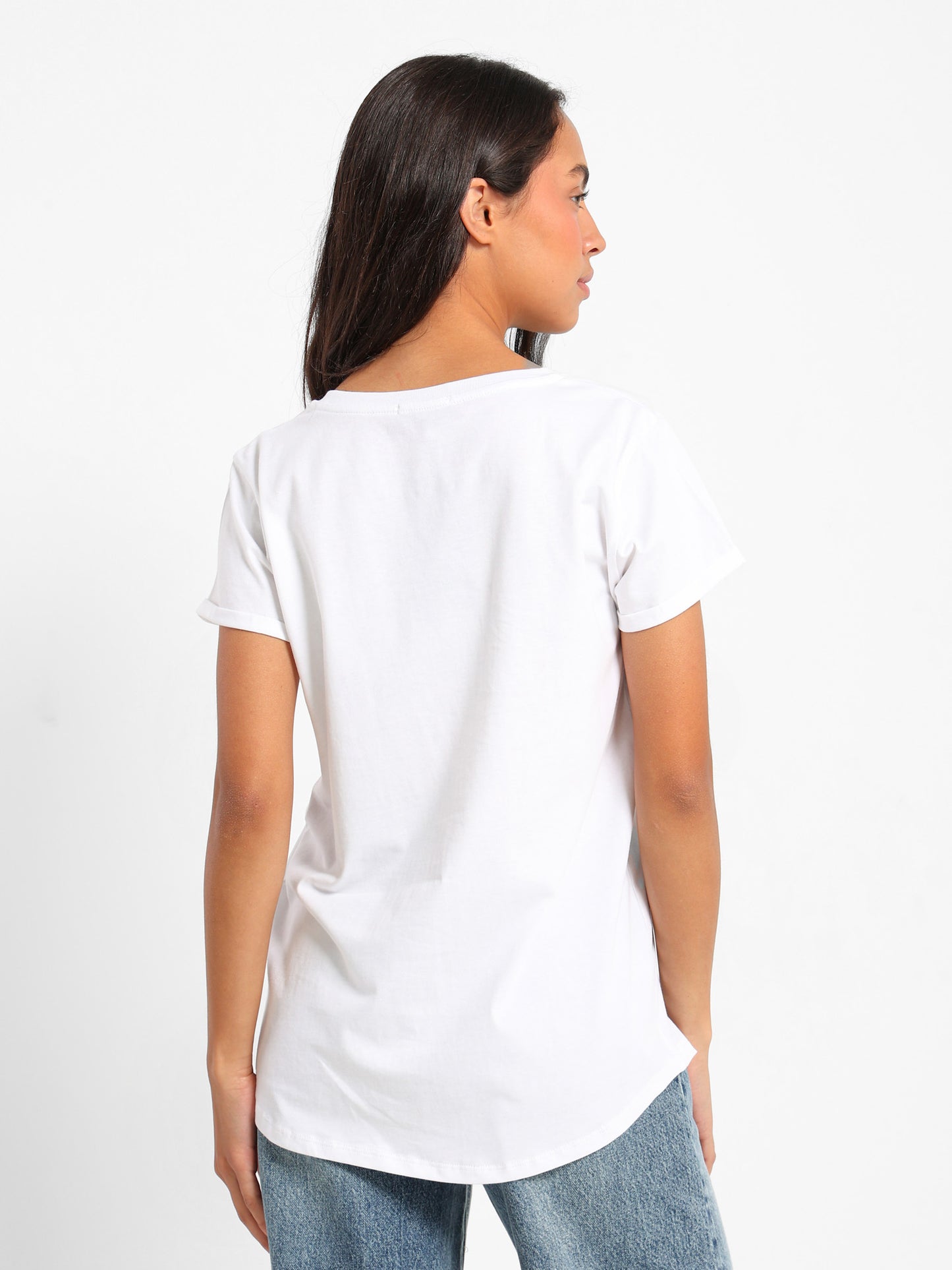 Trust Your Way Text Print T-Shirt