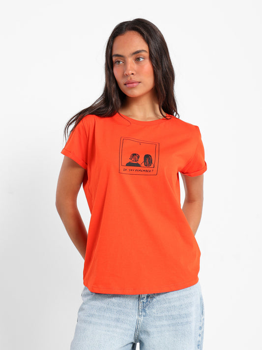Polaroid Photo Print T-Shirt