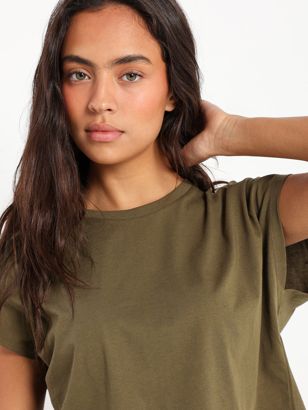 Cap Sleeve Cropped T-Shirt