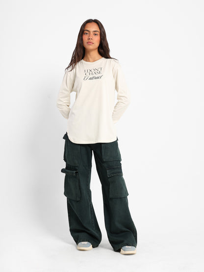 Text Print T-Shirt