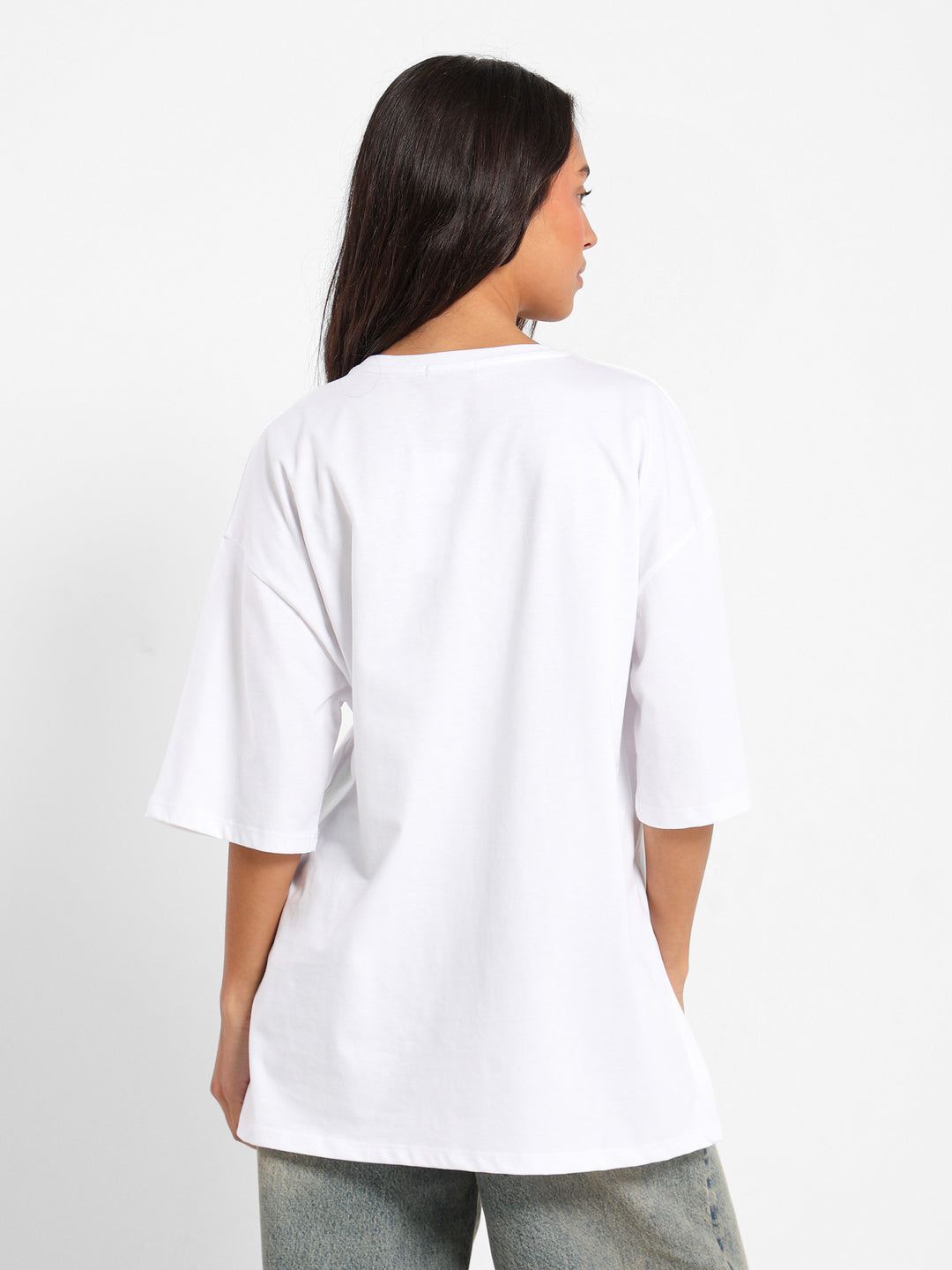 Oversized T-Shirt City Street Print